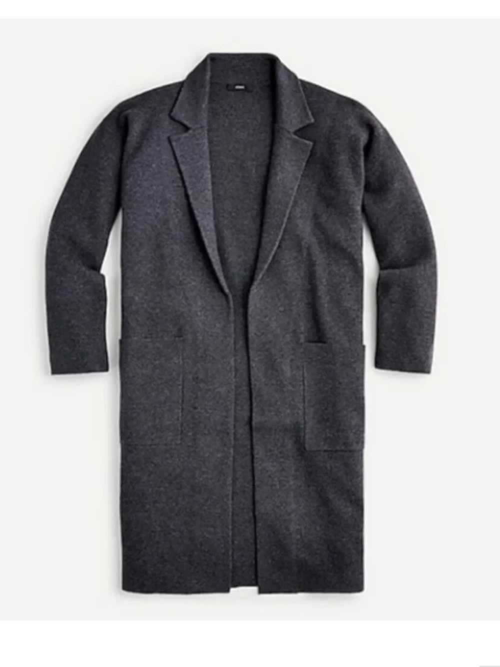 J. Crew | Cardigan | J. Crew Long Ella Cardigan | Heather Charcoal